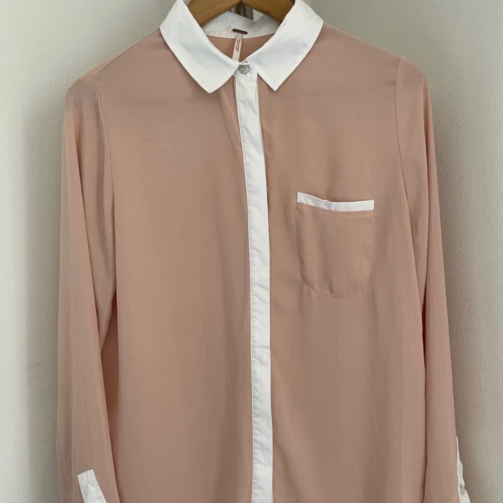 Free People Button Down Blouse